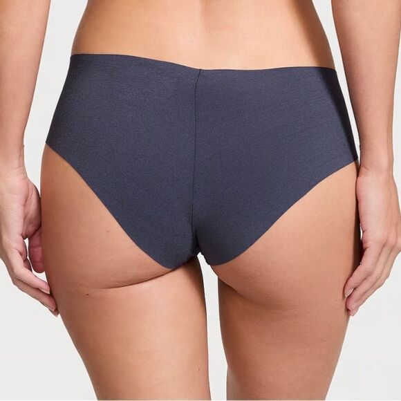 VICTORIA’S SECRET NWT L Sz XXL - 2-Pair Black Logo Hipster & Navy Cheeky Brief - Picture 10 of 15